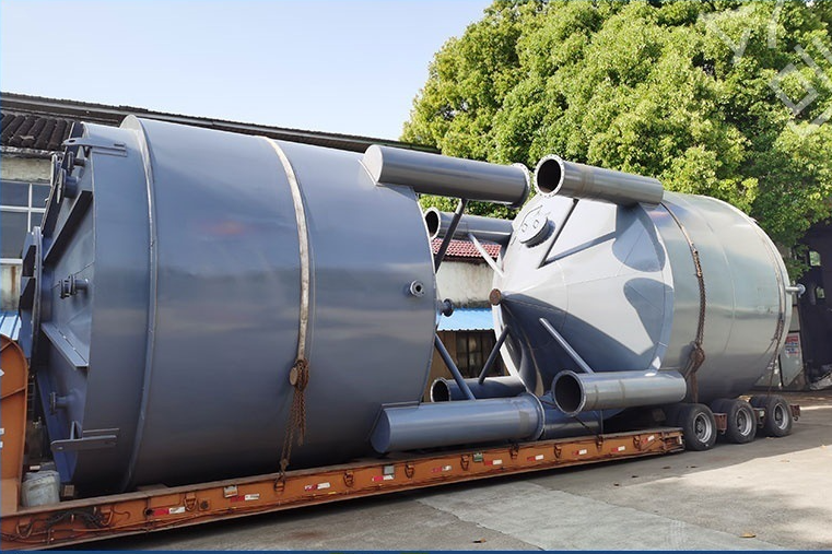 鋼襯四氟反應(yīng)釜7立方臥式碳鋼襯PO反應(yīng)釜鋼襯PO儲(chǔ)罐聚烯烴耐腐蝕